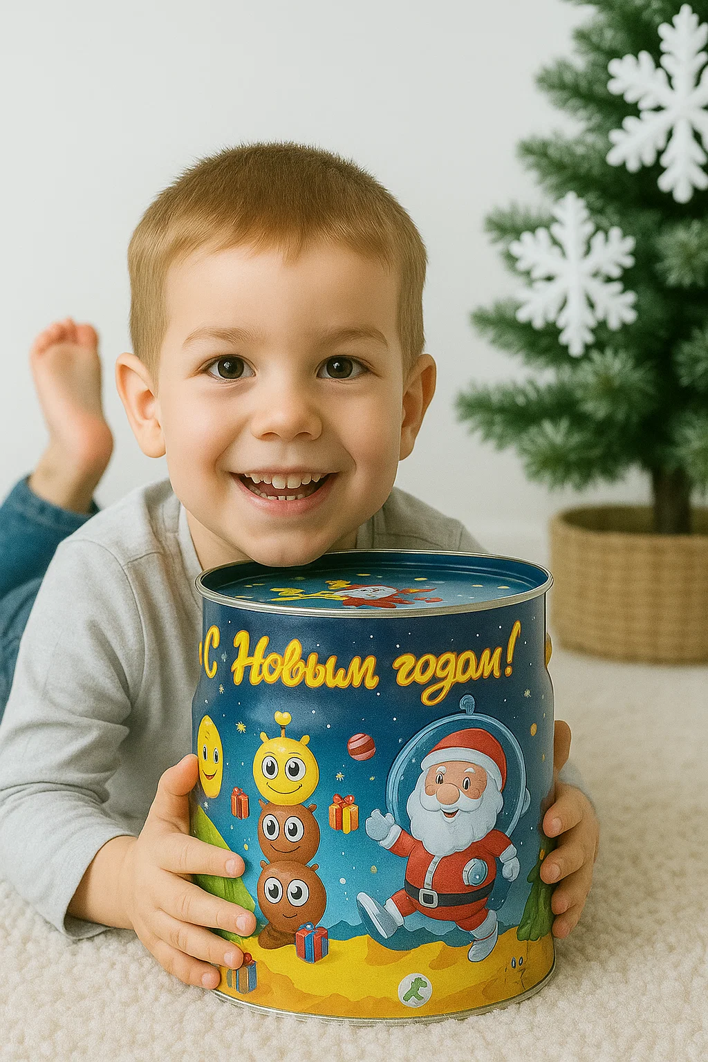 сладкий новогодний подарок Фонарик